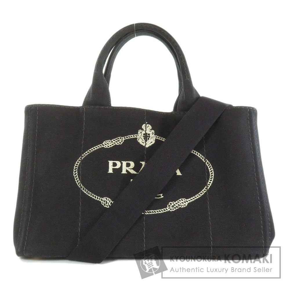 Prada Canapa 2way Tote Bag Canvas